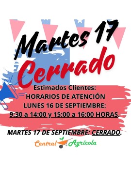 MARTES 17 DE SEPTIEMBRE...